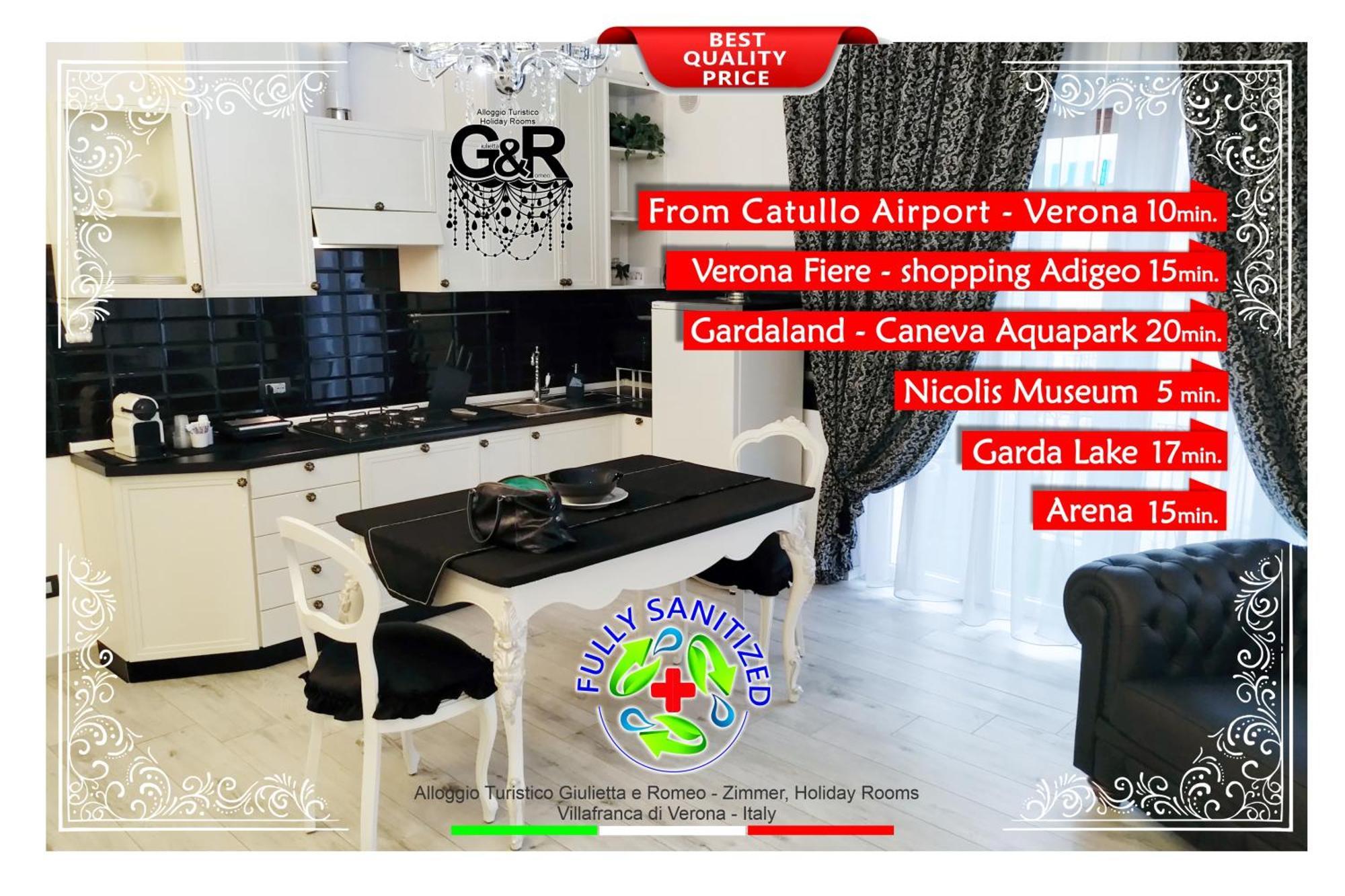 Alloggio Turistico Giulietta E Romeo - Intero Appartamento - Villafranca Di Verona, Zimmer, Holiday Rooms Dış mekan fotoğraf